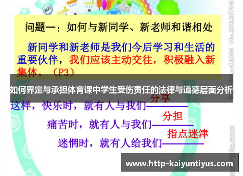 如何界定与承担体育课中学生受伤责任的法律与道德层面分析 如何界定与承担体育课中学生受伤责任的法律与道德层面分析