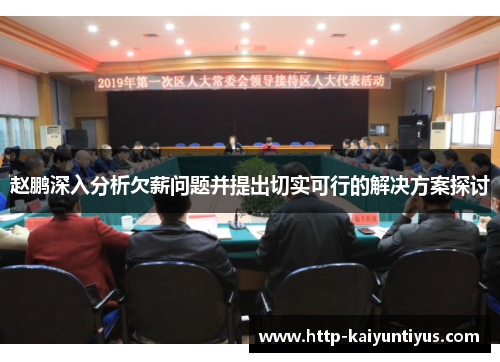 赵鹏深入分析欠薪问题并提出切实可行的解决方案探讨